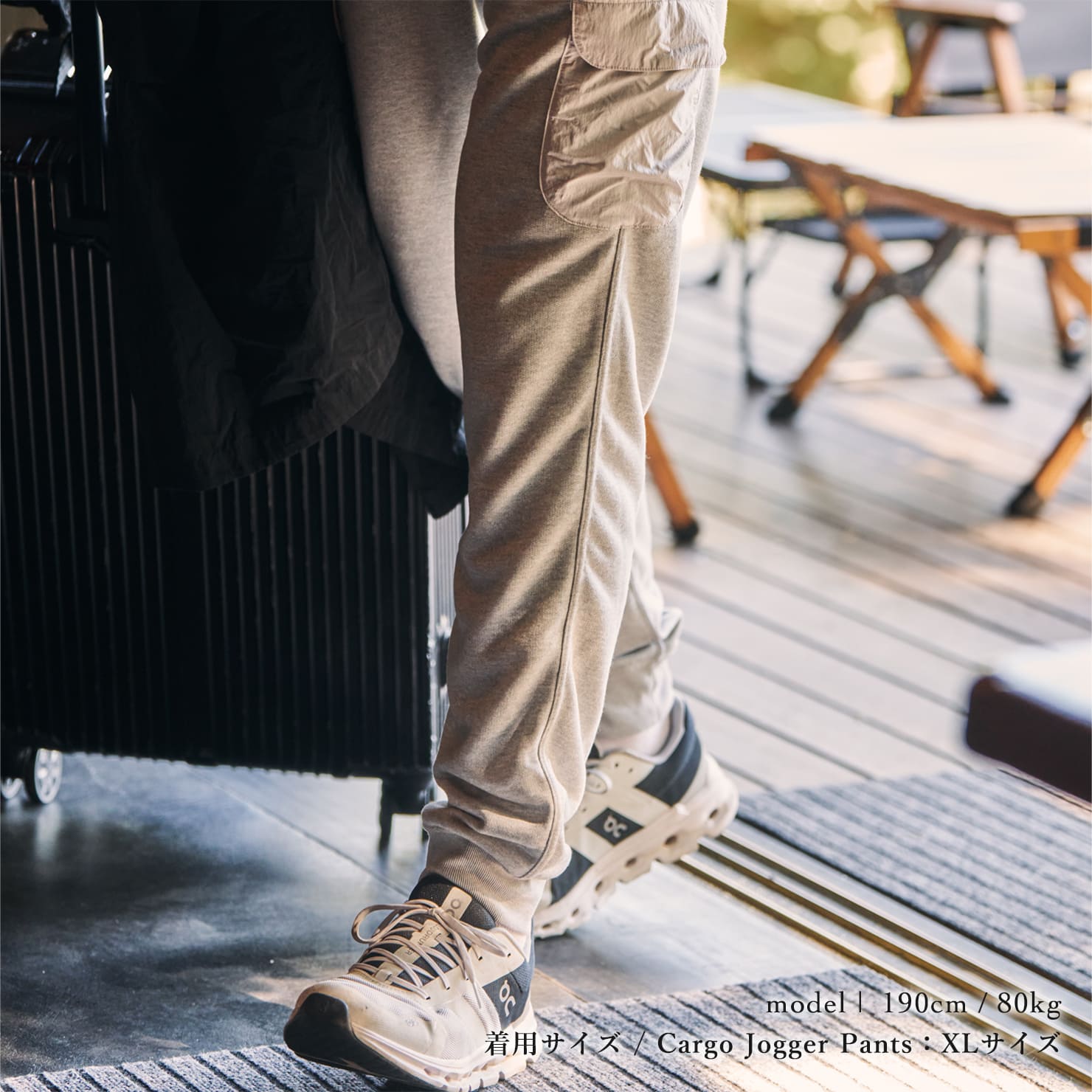 MEN'S MINI 3D LOGO JOGGER PANTS（メンズミニ3Dロゴジョガー