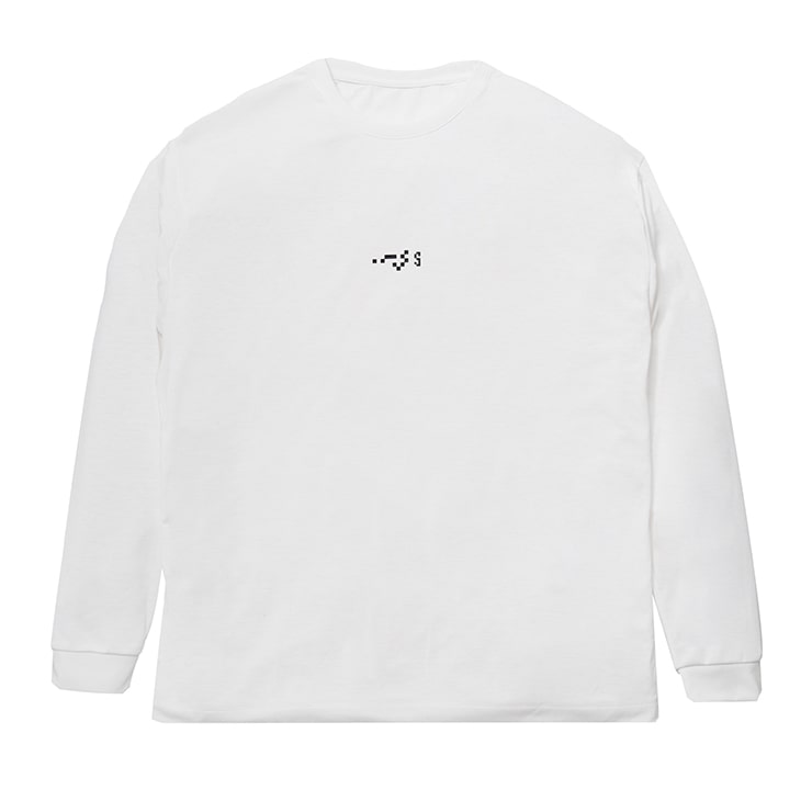 dot S. Print Long T-shirt(WHITE)