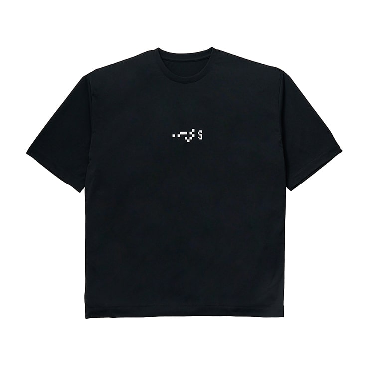 dot S. Print Oversize T-shirt(Black)